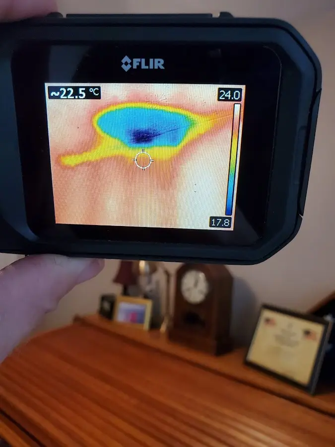 Thermal imaging inspection for water damage in Oshtemo