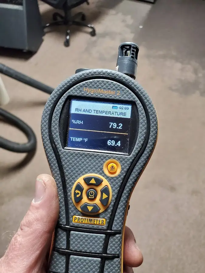 Moisture meter humidity assessment for Mold Remediation & Removal in Oshtemo